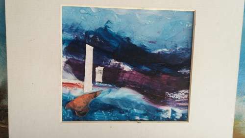 THE MOORING POLE. in the Blue Sea....Inks.    Size med/small