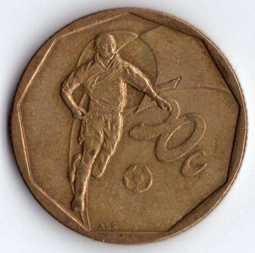 Soccer special 50c coin and soccer 2010 FIFA stamp set