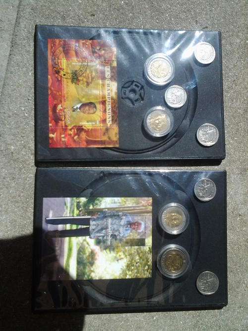 Twee Mandela Stelle! (Les Champions and 90th Birthday stamps) 2 x R5 90th Bday, and 7 others!