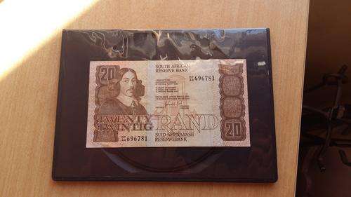 South African G de Kock R20 note in good condition