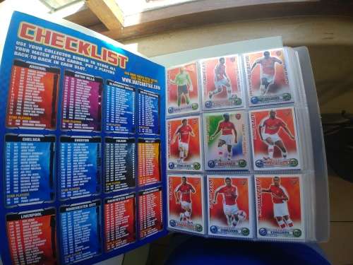 Match Attax Trading soccer card Game-Collectors Binder: more than 500 cards of more than 15 teams