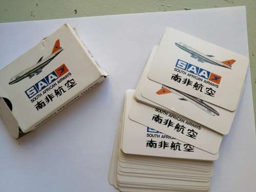 Old South African Airlines complete set of playing cards - Cards in new condition