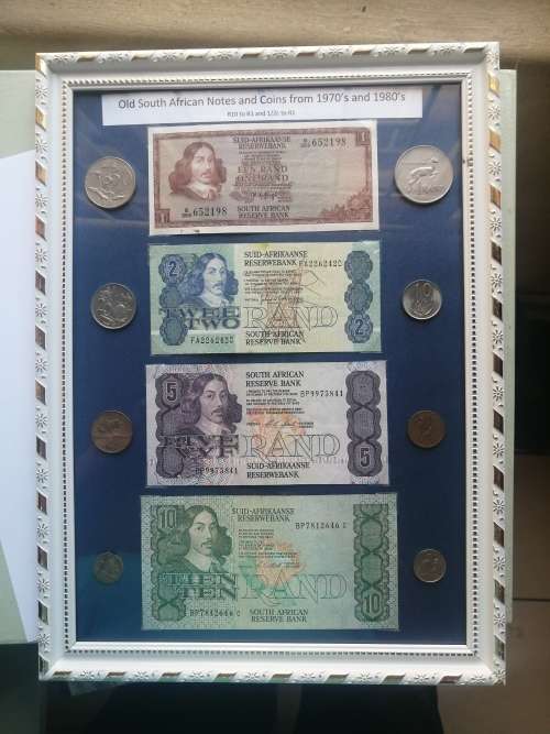 Old South African Decimal Notes and Coins