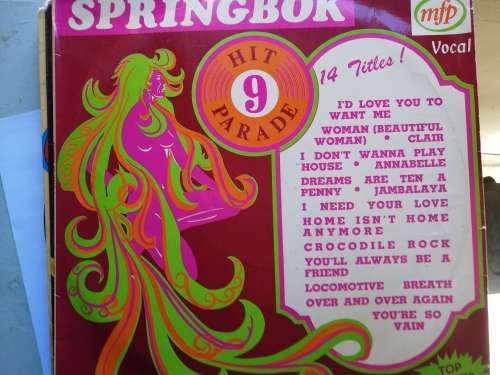 Springbok Hit Parade 9 Record LP