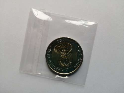 Buy South Africa Reserve Bank 100 Years R5 coin South - Mandela R5 on it! Almost mint condition