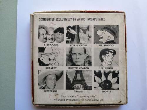 Vintage 8mm Home Movie silent edition film on reel - The 3 Stooges Hold that lion