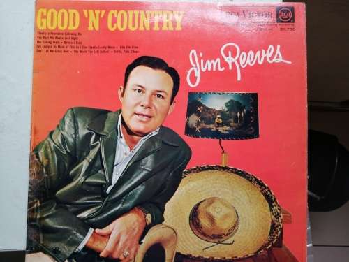 Jim Reeves  Good `N` Country LP Record in great condition