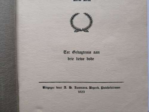 Vintage Book printed in 1923: Wilgerboom Bogies Verse van Totuis (Pierneef - 1920)