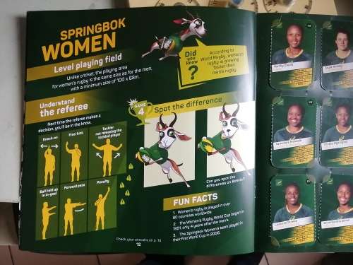 Pick n Pay 2019 Springbok Rugby card collection - Complete set