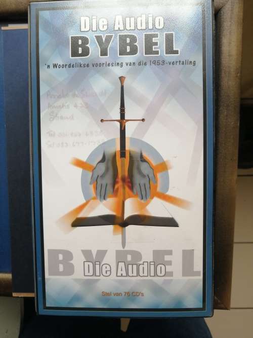 Complete Set of 76 CD`s of 1953 Afrikaanse vertaling van die Bybel - woord vir woord voorlesing