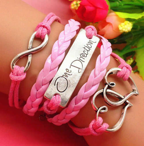 Infinity one direction bracelet