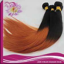 18 inch OMBRE STRAIGHT  100 % HUMAN HAIR   hair x 3 bundles  (1 b &350)