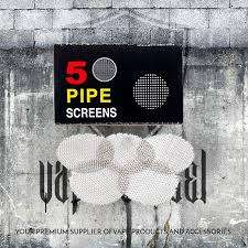 5 PIPE SCREENS FOR FILTERS FOR SMOKING  APPARATUSES