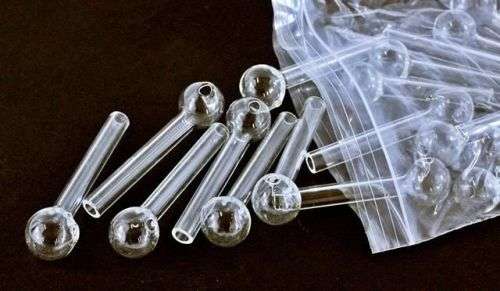 STRONG LOLLY GLASS PIPES  & CLEAR ( R30 per pipe )