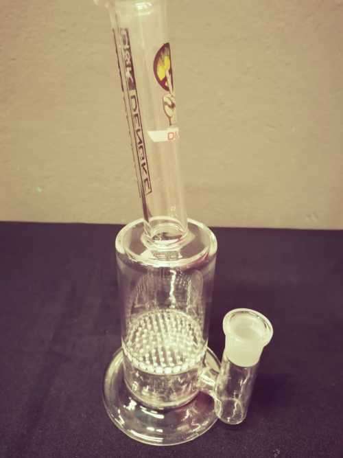 BADASS 8" HONEY COMB BUBBLER GLASS ICE CATCHER BONG IMPORTED FROM QUALITY BRAND D&K DENGKE