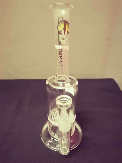 BADASS 8" HONEY COMB BUBBLER GLASS ICE CATCHER BONG IMPORTED FROM QUALITY BRAND D&K DENGKE