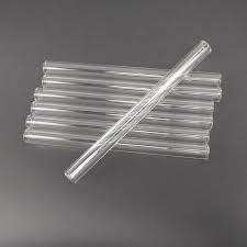 PYREX GLASS CHILLUM PIPE - ONE HITTER SMOKING TUBE