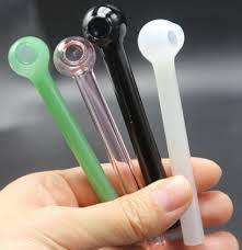 PYREX LOLLIES -  THICK DURABLE GLASS - COLOURS (ORANGE, GREEN and BLUE) R39 PER PIPE