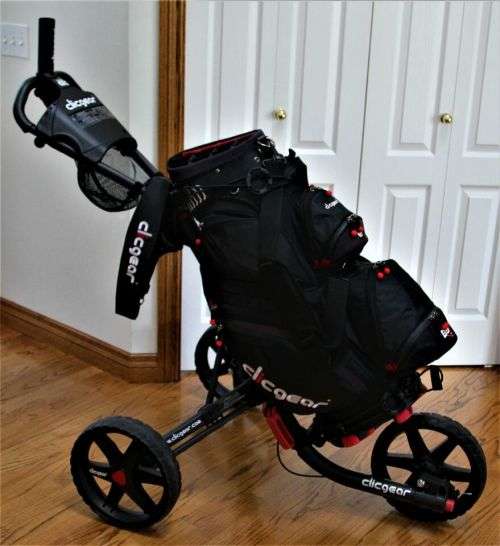 ClicGear golf cart and bag