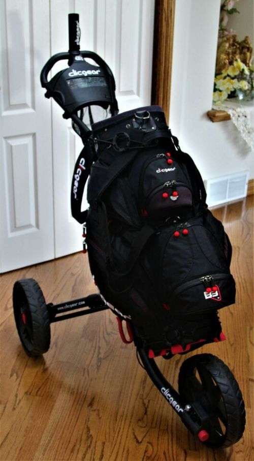 ClicGear golf cart and bag