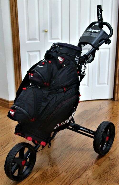 ClicGear golf cart and bag
