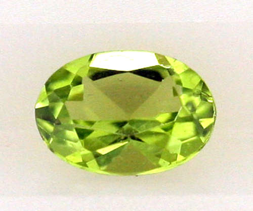 Natural Mined Oval Peridot  5.9 x 4.1mm  0.460cts