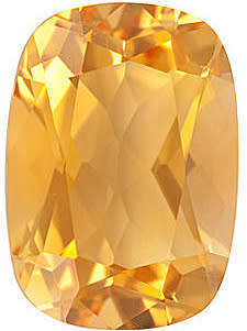 Natural Mined Cushion Citrine 9.2 x 7.1mm 1.850cts