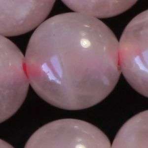 Natural Rose Quartz gemstone beads: average of 6mm each