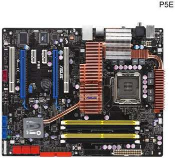 ASUS P5E with CPU E8200 (2.6GHz) CORE2DUO with GEMIN II COOLER