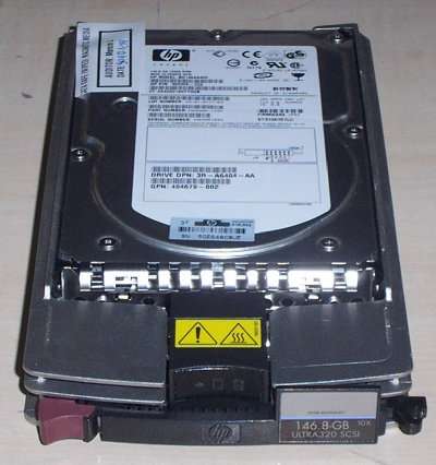 HP 146.8GB (10 000 rpm)