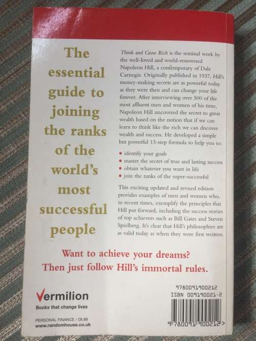 Think and Grow Rich by Napoleon Hill