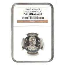 2000 Smiling Mandela R5 !!!!!!  PL 64 ULTRA CAMEO !!!