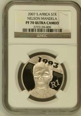 2007 Protea R1 Mandela PF70 Ultra Cameo !!! PERFECT !!