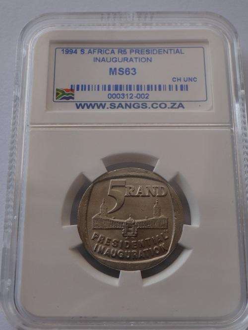 1994 Presidential Inauguration R5 !!!!! SANGS Graded !!! MS 63