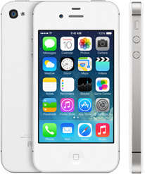 iPhone 4S 16GB (White) + Speck Cover (White)