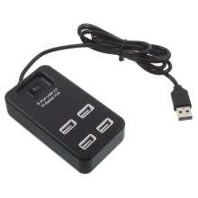 Portable 4 Ports USB 2.0 High Speed hub