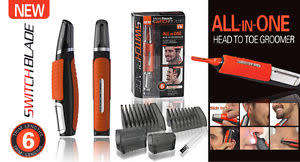 MicroTouch Switchblade All in One Head to Toe Groomer 6piece Set Micro Precision
