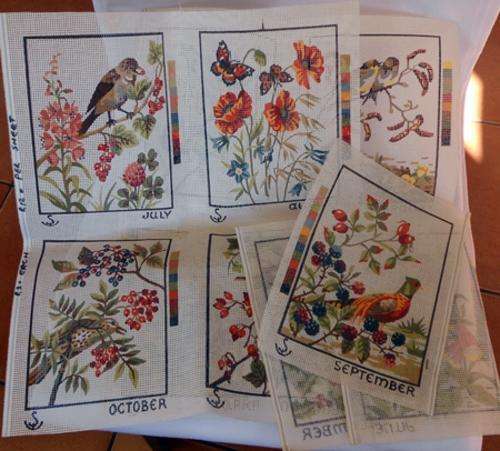 Needlepoint Tapestry Canvas - Birds