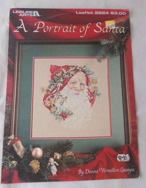 A Portrait of Santa Leisure Arts Leaflet 2224