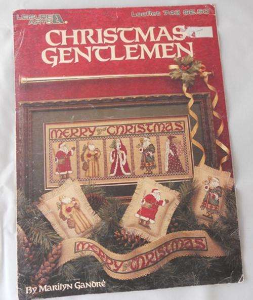 LeisureArts Leaflet 743 Christmas Gentlemen