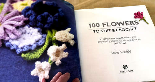 100 Flowers to Knit and Crochet by Lesley Stanfield