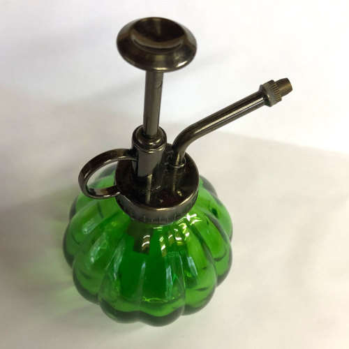 Vintage-Look Glass Atomizer Spray Bottle