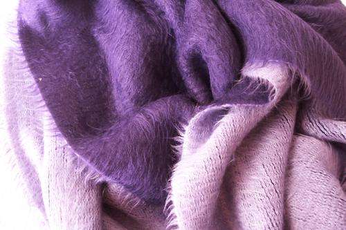 Beautiful two tone purple scarf