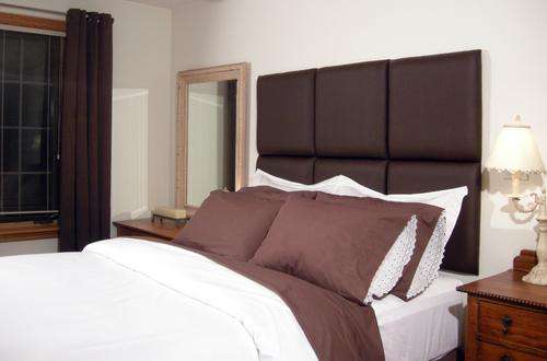 Custom made Faux Suede Square Wall Panel  Headboard