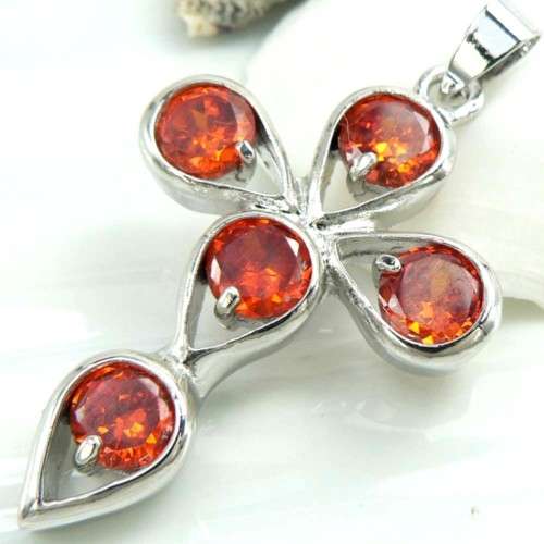 925 SILVER RUBY QUARTZ GEMSTONE PENDANT