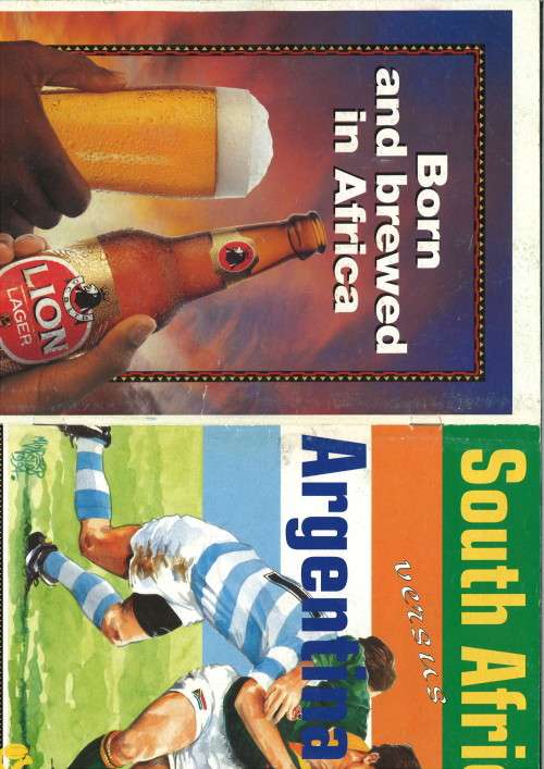 5 Springbok Rugby programmes