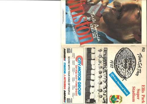 5 Springbok Rugby programmes