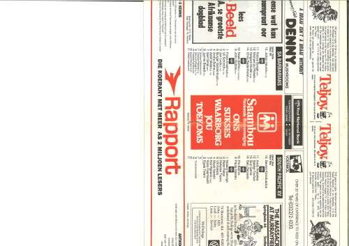 5 Springbok Rugby programmes