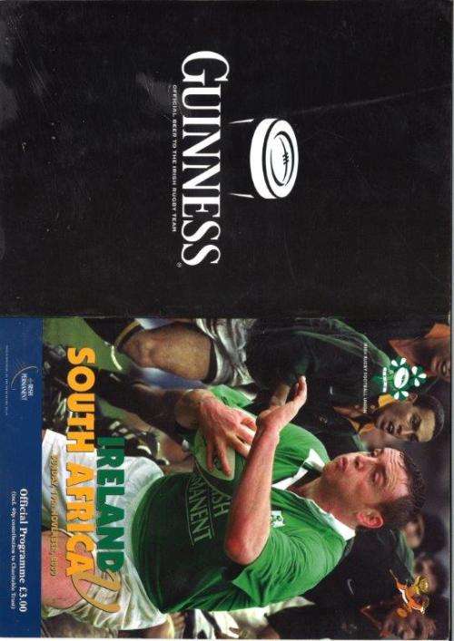5 Springbok Rugby programmes