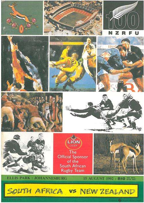 5 Springbok Rugby programmes